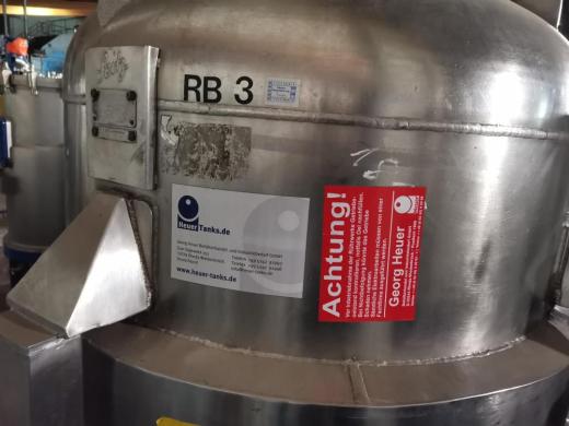 Seitz 1693L Stainless Steel Industrial Reactor Tank Model 681000CH-cover