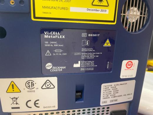 Beckman Coulter Vi-Cell MetaFlex Automated Cell Viability Bioanalyzer (2019)-cover