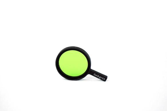 Leitz Leica Yellow-Green Lollipop Microscope Filter Dish-cover