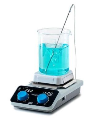 Heating magnetic stirrer AREC 4 Digital Velp with probe-cover