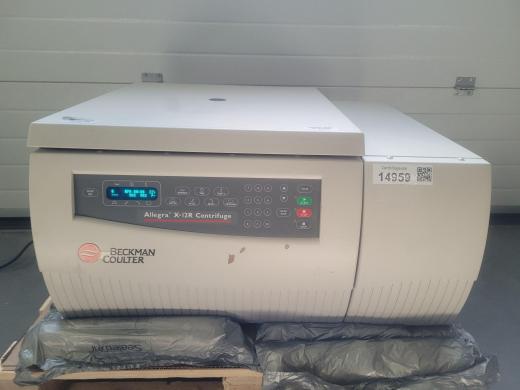 Beckman Coulter Allegra X-12R Refrigerated Centrifuge with SX4750A Rotor-cover