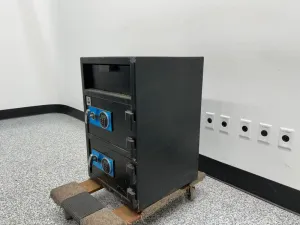 B-Rate Double Door Front Load Hopper Depository Safe with Combination Locks, 2 of 4