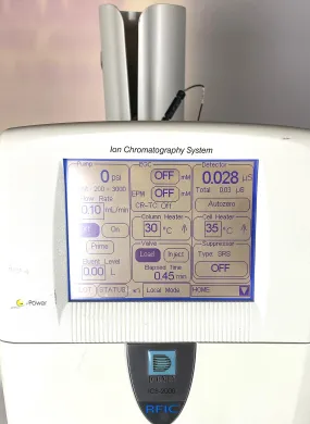 Dionex ICS-2100 Reagent-Free Ion Chromatograph with Electrolytic Sample Preparation and Eluent Generation, Thermo Fisher Scientific Analytical instruments