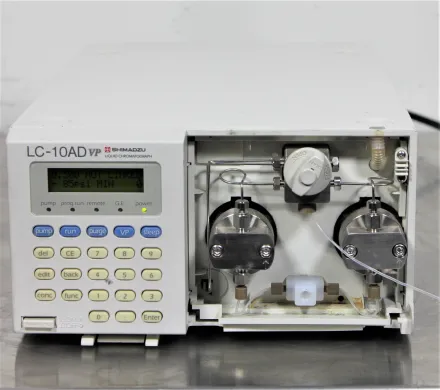 Shimadzu LC-10AD VP Dual Plunger Solvent Delivery Pump for HPLC Systems