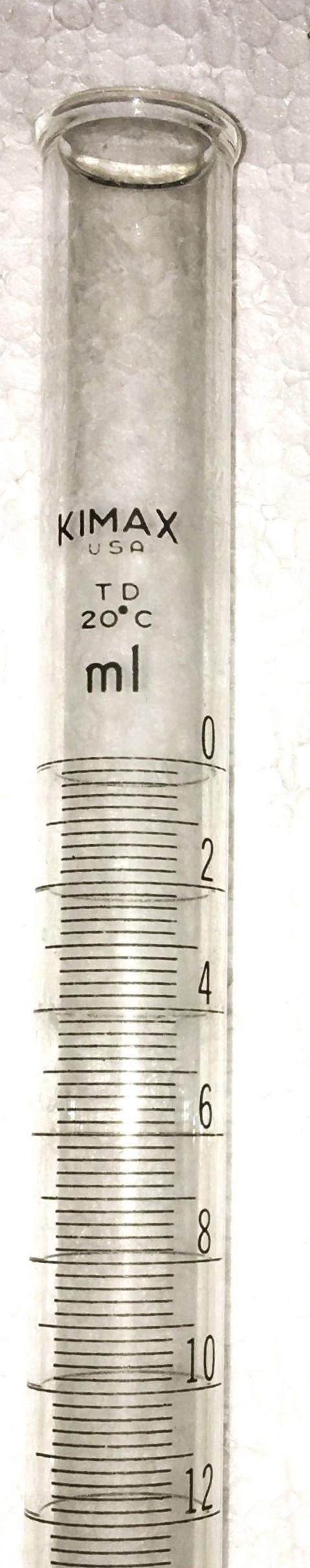 Kimble KIMAX Class B 100mL Straight Bore Buret with Glass Stopcock