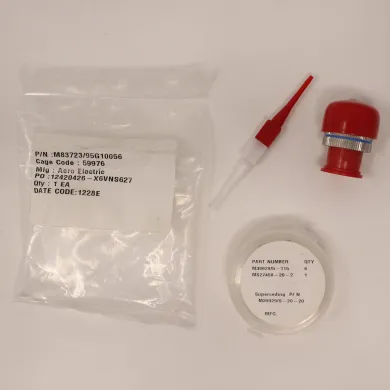 Aero Electric Connector M83723/95G10056 Circular MIL Spec Self-Lock Threaded Plug 5P Size 10