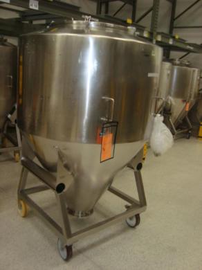 Bohle Mobile 1400 Liter Stainless Steel Storage Tote for Bioprocessing-cover