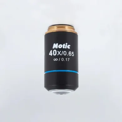 Motic CCIS® Plan Achromatic Microscope Objective EC PL 40X/0.65/S with 0.5mm Working Distance