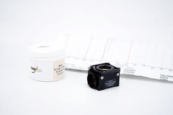 Nikon Chroma 49011 C152233 ET-F/AL Fluorescence Filter for FITC, Alexa Fluor 488, Fluo-3 and Oregon Green-cover