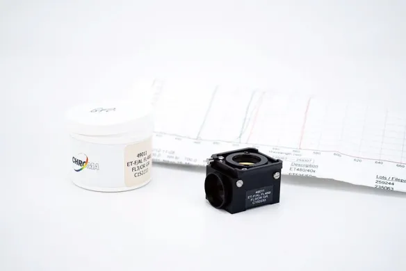 Nikon Chroma 49011 C152233 ET-F/AL Fluorescence Filter for FITC, Alexa Fluor 488, Fluo-3 and Oregon Green