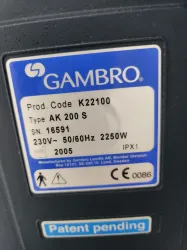 Gambro AK-200 S Hemodialysis Machine for Renal Replacement Therapy, 4 of 4