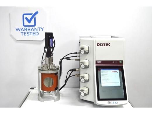 Distek BIOne 1250 Benchtop Bioreactor System with 2L Autoclavable Cell Culture Vessel and 4-Gas Aeration Control-cover
