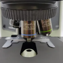 Olympus BX46 LED Microscope with Apo 2x and Fluorite Objectives, Tilting Binocular, 6 of 8