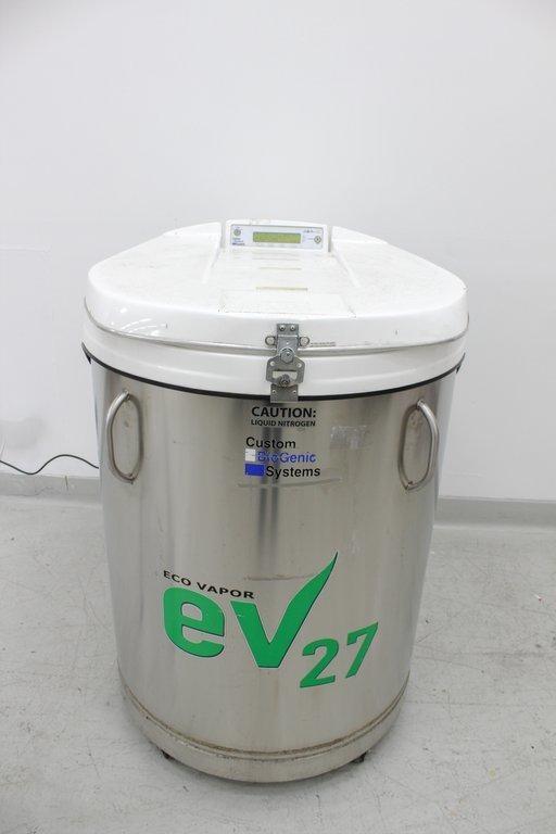 Custom Biogenic Systems EV-27 AB Eco Vapor Nitrogen Freezer 24V/120V, 67.2x44.4x66.0 in