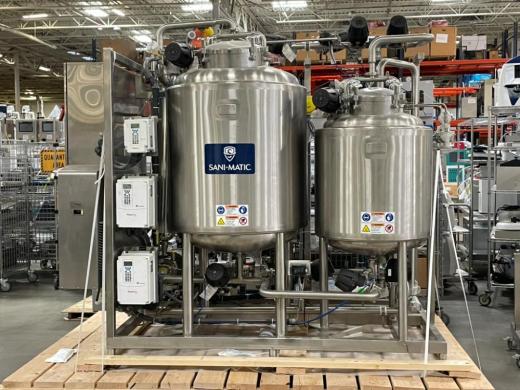 Sanimatic Custom Automated Clean-In-Place System for Process Equipment Cleaning-cover