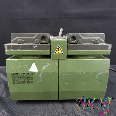 ULVAC DA-20D Rotary Vane Vacuum Pump-cover
