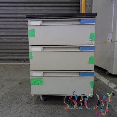 Dalton 5875 Side Wagon with 3 Drawers and Casters, 45.5×50.5×63cm-cover