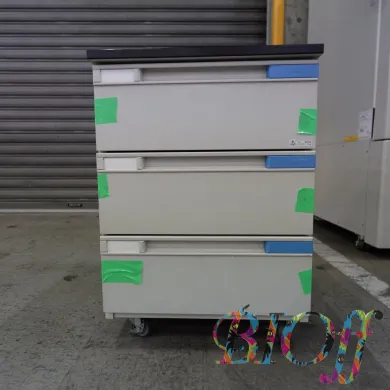 Dalton 5875 Side Wagon with 3 Drawers and Casters, 45.5×50.5×63cm