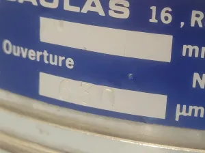 SAULAS Stainless Steel Test Sieve 200x50mm - 630 µm, 5 of 5
