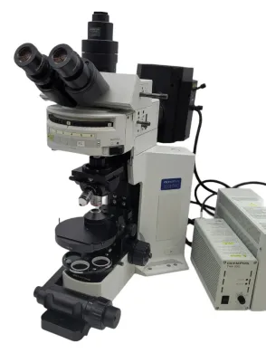 Olympus BX51 WI Upright Water Immersion Fluorescence Microscope with Trinocular Head