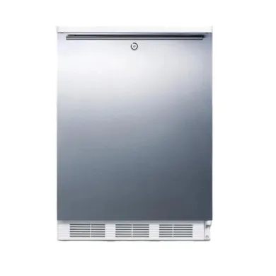 Accucold FF6LW7SSHH 24" Wide All-Refrigerator with Stainless Steel Door and Automatic Defrost