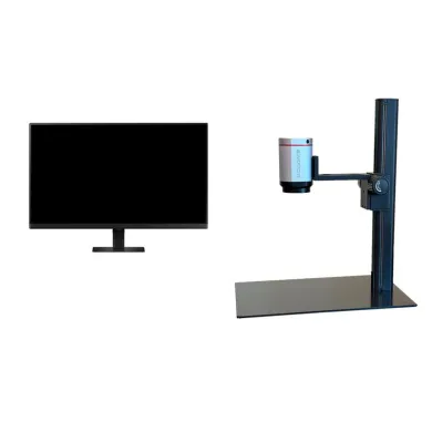 Inspectis U30s 4K UHD Digital Track Microscope System with Motorized Zoom and 27" Monitor