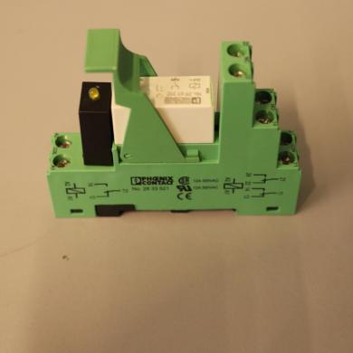Phoenix Contact 28 33 521 Contact Block and 29 61 312 Electromechanical Relay-cover