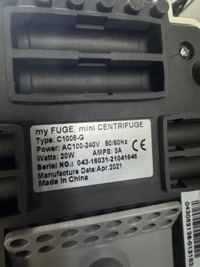 Benchmark Scientific myFuge Mini Centrifuge C1008-G benchtop unit-cover