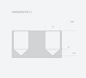 IKA DB 2.2 Conical Tube Dry Block (50 ml), 2 of 2