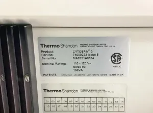 Thermo Shandon Cytospin 3 Benchtop Cyto-Centrifuge for Precise Cell Slide Preparation, 12 of 14
