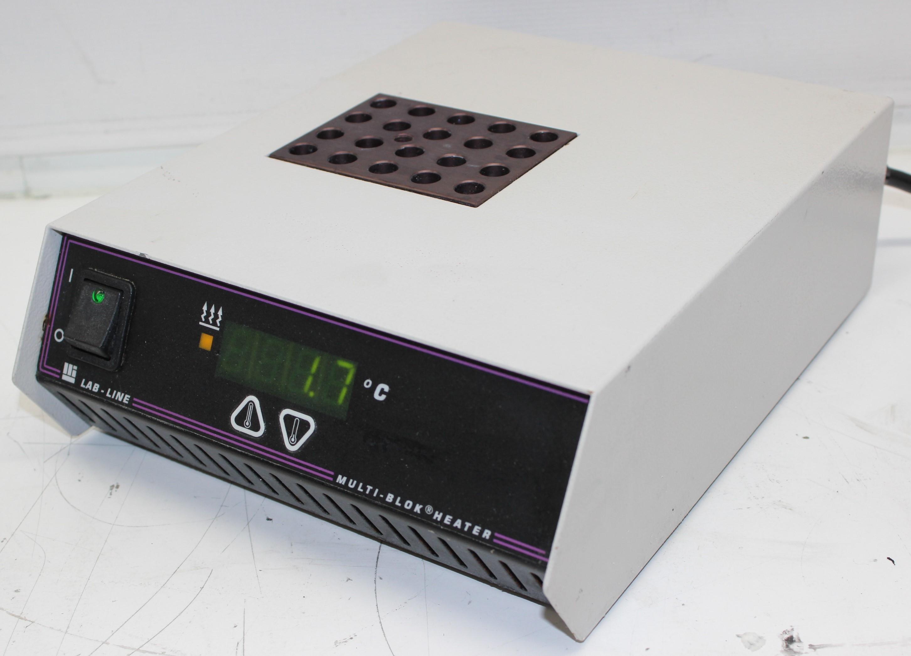 Lab-Line Model 2000 Dry Hot Block Incubator with Microprocessor Temperature Control up to 130°C