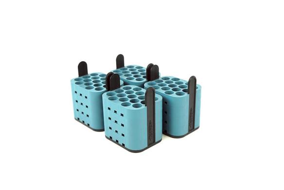 Hettich 4733 Centrifuge Adapter Set for 17 × 10 Blood Tubes and 15 mL Round-Bottom Tubes, Set of 4-cover