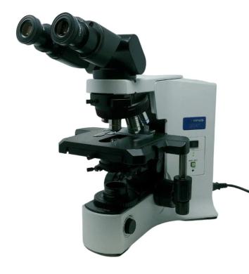 Olympus BX41 Compound Microscope with Tilting Binocular Head and Polarizing Components-cover