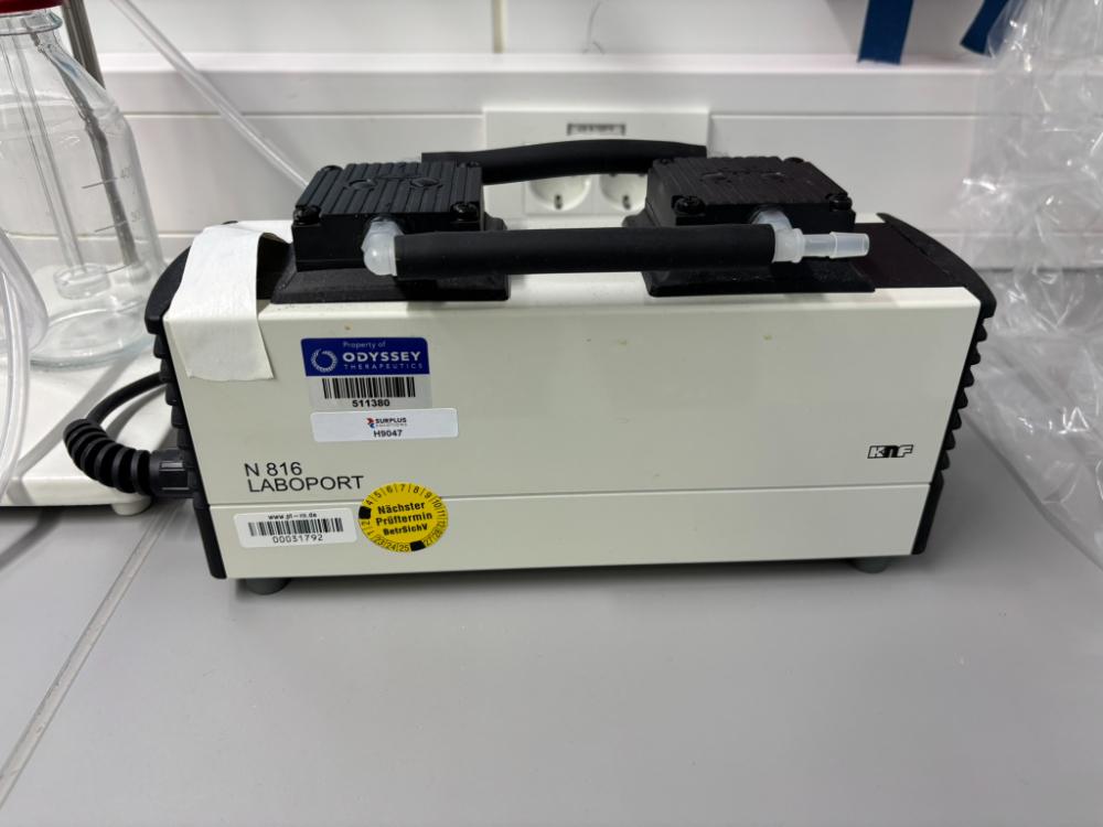 KNF Laboport N816.1.2KT.18 Single-Stage Diaphragm Vacuum Pump
