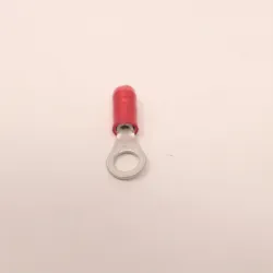 TE Connectivity MS25036-103 Red Ring Tongue Terminal, M5, 18 AWG PIDG Series (14 Pack), 5 of 5