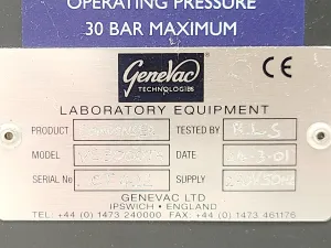 Genevac VC3000TA Laboratory Vacuum Concentrator Condenser, 8 of 14