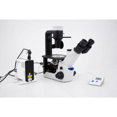 Olympus CKX53 Trino LED Fluorescence Microscope with B&G Filter Set and Objectives 4x-40x-cover