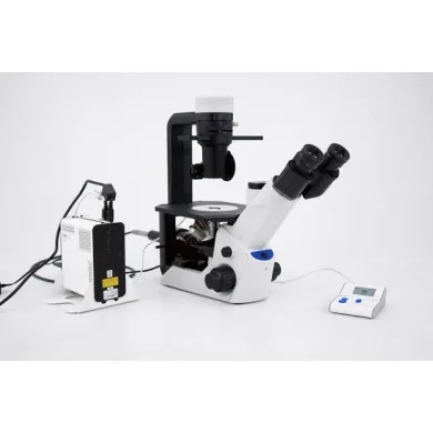 Olympus CKX53 Trino LED Fluorescence Microscope with B&G Filter Set and Objectives 4x-40x