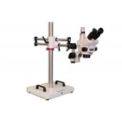 Meiji EMZ-5TR Trinocular Zoom Stereo Microscope with BAS-2 Heavy Duty Boom Stand, 3 of 6