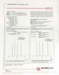 Supelco Supelcosil LC-8-DB (58982) Reversed-Phase HPLC Column 7.5 cm × 4.6 mm × 3 µm, 3 of 5