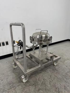 Stainless Steel Multi-Cartridge Filter Housing on Mobile Cart for Biopharma Applications-cover