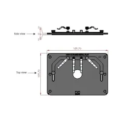 Okolab H401 Metal Flat Heated Plate and Temperature Controllers for Inverted Microscopes, 3 of 4