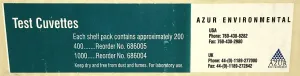 Azur Environmental 686005 Glass Flat-Bottom Test Cuvettes, 12 x 50 mm, 4 of 4