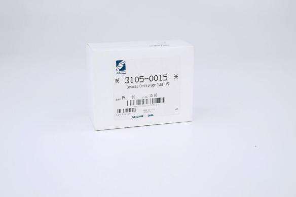 Thermo Nalgene 15 mL Conical-Bottom Tubes, 6,000 × g Max RCF, 3105-0015, 10 Pieces-cover