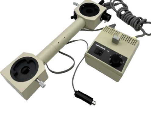 Olympus BH2 Dualhead Microscope Bridge with TL2 Pointer and LED Light-cover