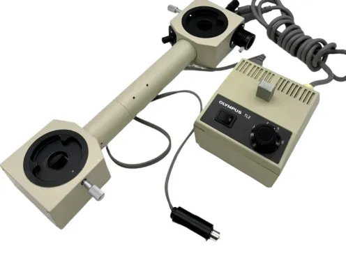 Olympus BH2 Dualhead Microscope Bridge with TL2 Pointer and LED Light
