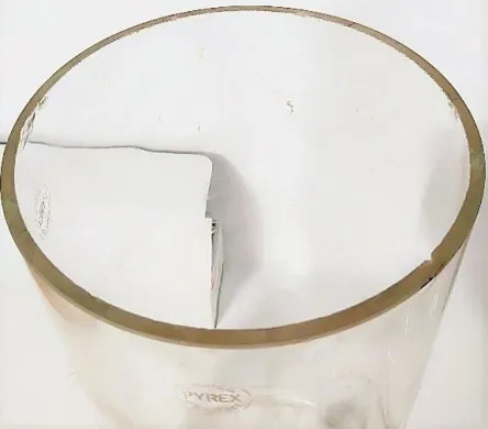 Corning PYREX 6945-13L Borosilicate Glass Round Chromatography Tank, 13.2L Capacity