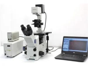 Olympus IX71 Inverted Fluorescence Phase Contrast Microscope with New Fluorescence Filters, 3 of 18