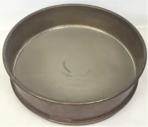 VWR 8" Brass Frame Stainless Steel Cloth Sieve with 20μm Aperture, 4 of 6