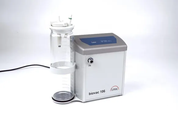 ILMVAC Biovac 106 Aspiration System with 2 L Secretion Collection Glass Container